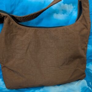Baggu Brown Nylon Shoulder Bag